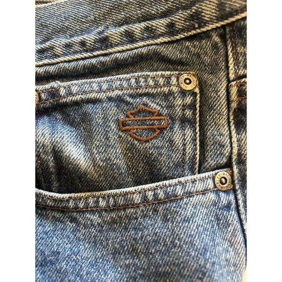 NWT HARLEY DAVIDSON Men’s Jeans 40x30 TRADITIONAL BLUE Jeans Denim Heavyweight - Picture 8 of 12